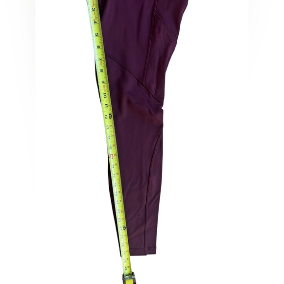 Lululemon Legging Toasty Tech Tight II Women Size 8 Garnet High Waist W5BRDS - Picture 7 of 11